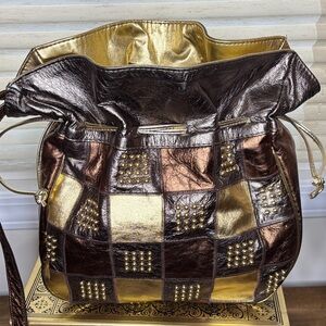 Elegant Patchwork Leather Bag
